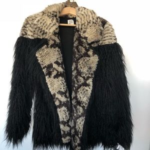 Some Days Lovin Faux fur shag coat jacket